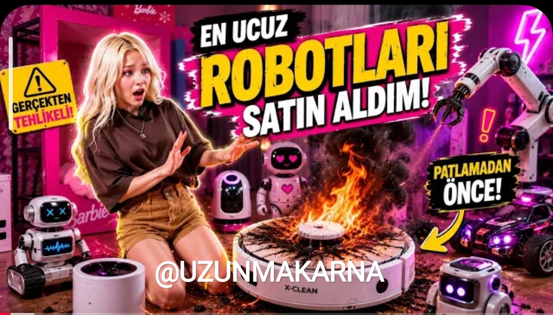 Uzun makarna; internetteki en ucuz robotları denedi